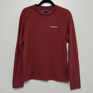 Patagonia maroon long sleeve shirt​​​​​​
